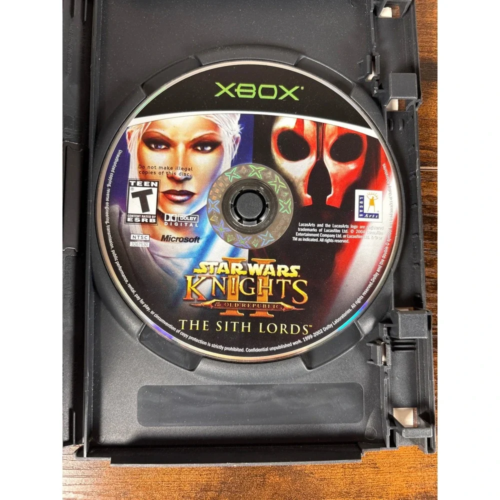 Star Wars‎ Knights of the Old Republic II Xbox Blockbuster Video Rental Case